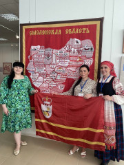 смоленская область в числе 70 регионов страны представила свою вышитую карту на фестивале "Вышитая Россия" - фото - 1